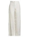 La Semaine Paris Woman Pants Beige Size 10 Linen