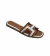 La Shoe King Women's Arias Flat Sandal In White