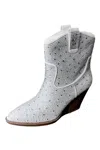 La Shoe King Women's Stop And Stare Booties In White In White