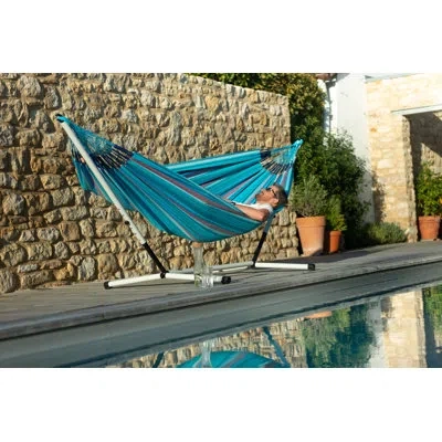 La Siesta Nautico Cool Grey - Powder Coated Steel Stand In Gray