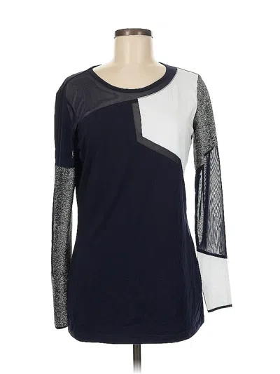 Pre-owned La Society Long Sleeve T-shirt In Blue