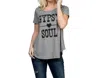 L.a Soul Gypsy Soul Graphic Tee In Grey In Grey