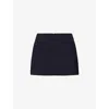 L.a-space Womens  Tailored A-line Woven Skort In Blue