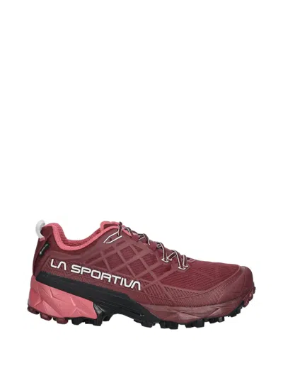 La Sportiva Akyra Ii Logo-detail Sneakers In Burgundy