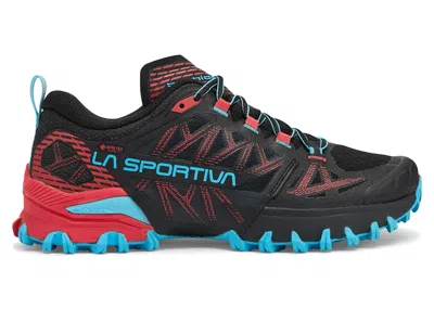Pre-owned La Sportiva Bushido Iii Gtx (women's) Sneakers In Black/hibiscus