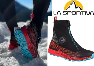 Pre-owned La Sportiva Cyklon Cross Gtx Trail Run Shoes Boa Mudguard Tread Gaiter Womens 39 In Multicolor
