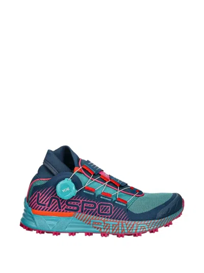 La Sportiva Cyklon Patterned Sneakers In Blue