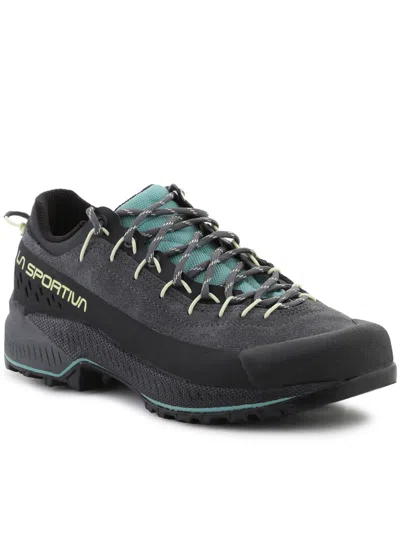 La Sportiva Dark Grey Tx4 Evo Woman Low-profile Sneakers In Black