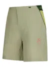 La Sportiva Guard Colourblock Waistband Shorts In Green