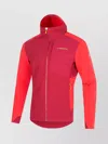 La Sportiva Hooded Jacket With Chest And Side Pockets In Red