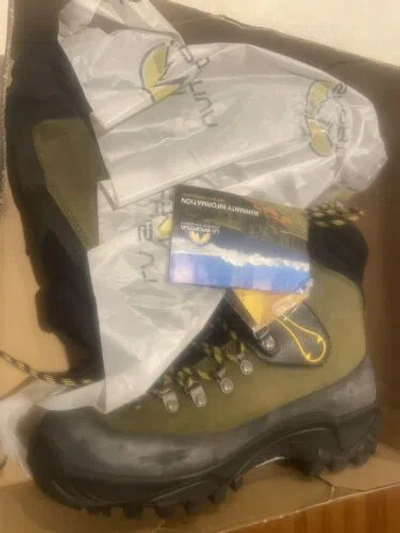 Pre-owned La Sportiva Karakorum 856dg Mountaineering Boots - Men's Size 10 With Tags In Green