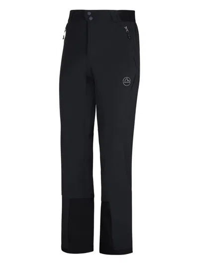 La Sportiva Logo-print Trousers In Black
