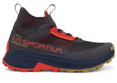 Pre-owned La Sportiva Men's  Prodigio Hike Goretex Sneakers In Onyx/mountain Red In Multi