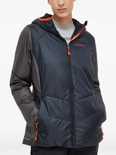 La Sportiva Mythic Hooded Quilted Jacket In Blue