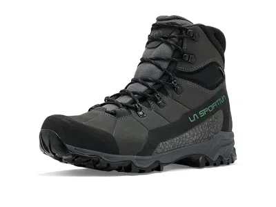 La Sportiva Nucleo High Ii Gtx Men's Shoes Carbon/forest: Eu 46.5 (us Men's 12.5+) D - Medium In Black