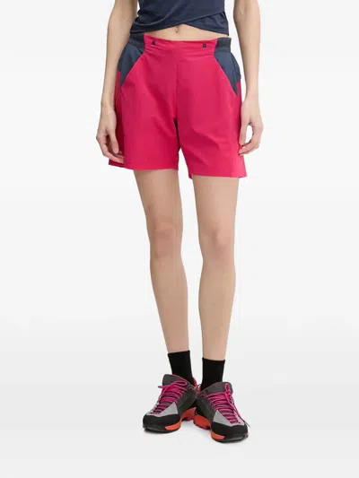 La Sportiva Trail Guard Logo-print Panelled Shorts In Multi
