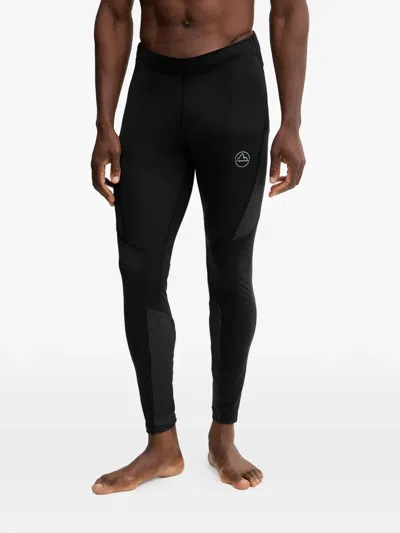 La Sportiva Triumph Logo-print Leggings In Black