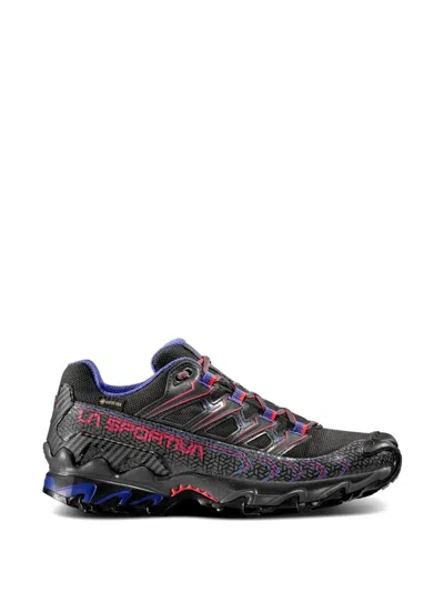 La Sportiva Black Ultra Raptor Ii Woman Gore-tex Shoe In Animal Print