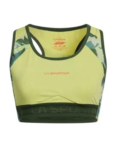 La Sportiva Woman Top Light Green Size L Recycled Polyamide, Elastane
