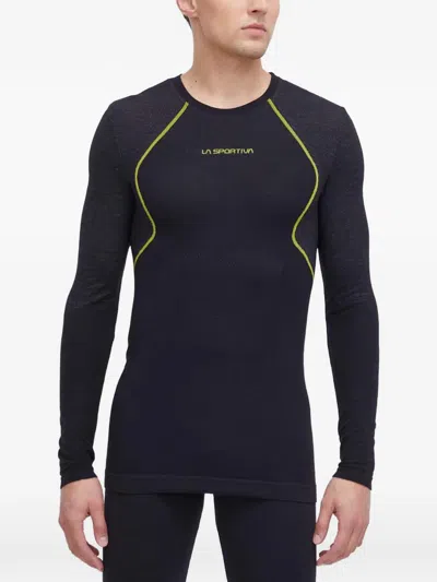 La Sportiva Wool40 Aero Baselayer In Black