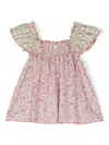 La Stupenderia Floral-print Dress Set In Pink