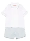 La Stupenderia Alberto Shorts Set In White