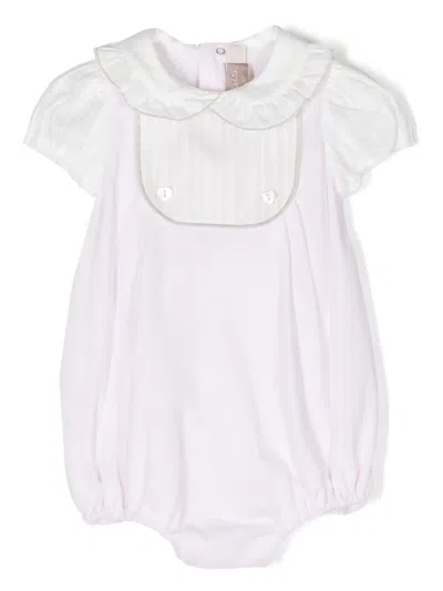 La Stupenderia Babies' Bib-detail Cotton Body In N03 Pink