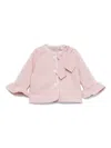 La Stupenderia Bow-detail Cardigan In Pink