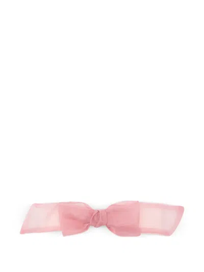 La Stupenderia Babies' Bow-detail Headband In Pink
