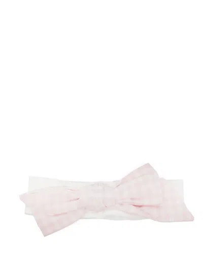 La Stupenderia Babies' Bow-detailed Head Band In Pink