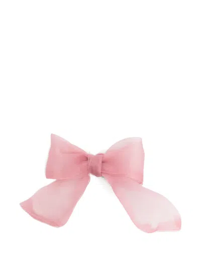 La Stupenderia Kids' Bow Hair Clip In Pink