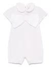 La Stupenderia Bow Romper In 粉色