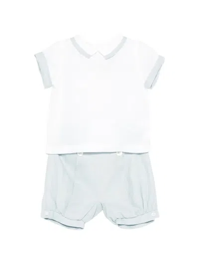 La Stupenderia Babies' Button-detail Shorts In White
