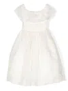La Stupenderia Chantilly-lace Maxi Dress In White