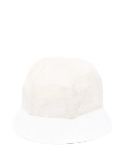 La Stupenderia Babies' Contrasting-brim Hat In Neutrals