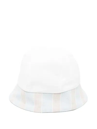 La Stupenderia Babies' Contrasting-brim Hat In White
