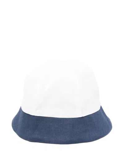 La Stupenderia Babies' Contrasting-brim Hat In White