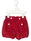 La Stupenderia Corduroy Slip-on Bloomers In Red