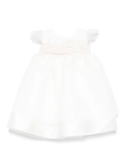 La Stupenderia Babies' Cotton Dress In White