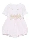 La Stupenderia Cotton Shorts Set In White