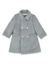 La Stupenderia Double-breasted Coat In Blue