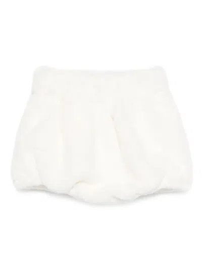 La Stupenderia Babies' Elasticated-waistband Shorts In White