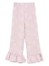 LA STUPENDERIA EMBROIDERED TROUSERS