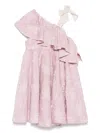 LA STUPENDERIA FLORAL-EMBROIDERED DRESS