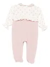 La Stupenderia Floral-print Ruffled Rompers In Multi
