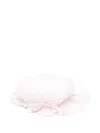La Stupenderia Gingham-pattern Hat In Pink