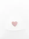 La Stupenderia Heart-motif Beanie Hat In White