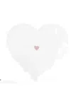 La Stupenderia Heart-shape Blanket In White