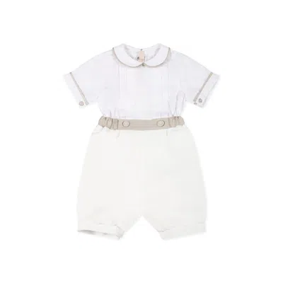 La Stupenderia Ivory Suit For Baby Boy