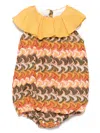 La Stupenderia Knitted Bodysuit In Yellow